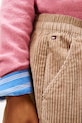 Tommy Hilfiger pantaloni de bumbac pentru copii bej KG0KG08818.9BYA