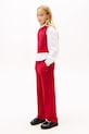 Детские брюки Tommy Hilfiger трикотаж красный KG0KG08911.9BYA
