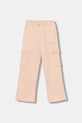 Guess pantaloni de trening pentru copii tricotaj portocaliu J5BQ13.KCKF2.9BYA