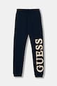 Guess spodnie dresowe dziecięce aplikacja granatowy J5BQ14.KAX74.9BYA