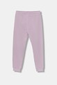 United Colors of Benetton spodnie dresowe bawełniane dziecięce 3J68CF02H.G.Season.9BYA fioletowy AW25