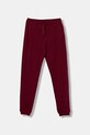 United Colors of Benetton pantaloni de trening din bumbac pentru copii bumbac burgundia 3J68CF02H.G.Season.9BYA