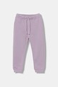 United Colors of Benetton pantaloni de trening din bumbac pentru copii bumbac violet 3J70GF01N.P.Season.9BYA