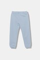 United Colors of Benetton pantaloni de trening din bumbac pentru copii 3J70GF01N.P.Season.9BYA albastru AW25