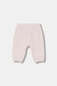 United Colors of Benetton spodnie dresowe niemowlęce aplikacja różowy 3MDSAF029.G.W.seasonal