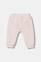 Donji dio trenirke za bebe United Colors of Benetton 3MDSAF02C.G.W.seasonal roza AW25