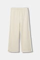 United Colors of Benetton pantaloni de trening din bumbac pentru copii bumbac bej 3NBMCF06K.G.seasonal