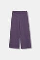 United Colors of Benetton spodnie dresowe dziecięce z elastanem fioletowy 46D6CE04C.G.seasonal