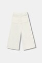 United Colors of Benetton spodnie dziecięce 4RHPCE04A.G.seasonal biały AW25
