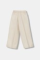 Детские хлопковые брюки United Colors of Benetton 4YPNCF052.G.seasonal бежевый AW25