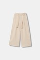 United Colors of Benetton pantaloni de trening pentru copii uni bej 3UODCF06F.G.seasonal
