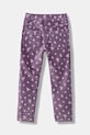 United Colors of Benetton legginsy dziecięce 4NNFGE02N.P.seasonal fioletowy AW25