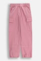 Detské nohavice Coccodrillo bavlna ružová ZC5119101CGJ