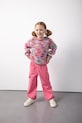 Detské bavlnené nohavice Coccodrillo bavlna ružová ZC5119101RGK