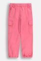 Detské bavlnené nohavice Coccodrillo ZC5119101RGK ružová AW25