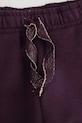 Dziewczynka Coccodrillo spodnie bawełniane niemowlęce ZC5120101TGN fioletowy
