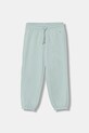 United Colors of Benetton spodnie dresowe dziecięce dzianina turkusowy 39M2CF05I.G.reproposed