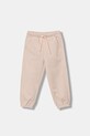 United Colors of Benetton spodnie dresowe dziecięce dzianina różowy 39M2GF04F.P.reproposed