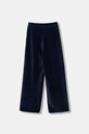 Детские спортивные штаны из велюра United Colors of Benetton 4DZBCF02Q.G.reprop.9BYA тёмно-синий AW25
