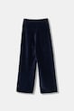 Детские спортивные штаны из велюра United Colors of Benetton 4DZBCF02Q.G.reprop.9BYA тёмно-синий AW25
