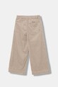 United Colors of Benetton spodnie sztruksowe dziecięce 4IZWCF05A.G.Seasonal brązowy AW25