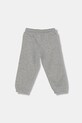 Diesel spodnie dresowe bawełniane dziecięce PXGIN TROUSERS J02461 szary AW25