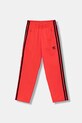 adidas Originals spodnie dresowe dziecięce dzianina czerwony JV8590