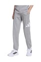 Детски спортен панталон adidas меланж сив JV9915