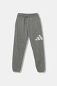 adidas spodnie dresowe dziecięce dzianina szary JV9915