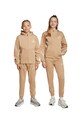 adidas spodnie dresowe dziecięce dzianina brązowy JW4002