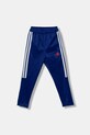 adidas spodnie dresowe dziecięce dzianina niebieski JW5106