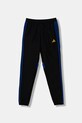Detské tepláky adidas Performance látka čierna JX2225