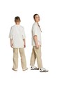 adidas Originals pantaloni de bumbac pentru copii JY2746 bej