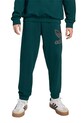 Παιδικό βαμβακερό παντελόνι adidas Originals απλικέ πράσινο JV8579