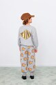 Tinycottons spodnie dresowe bawełniane dziecięce DOGS SWEATPANT szary AW25.068
