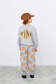 Tinycottons pantaloni tuta in cotone bambino/a DOGS SWEATPANT grigio AW25.068
