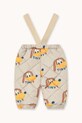Tinycottons spodnie niemowlęce DOGS BABY PADDED SWEATPANT AW25.166 beżowy AW25