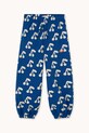 Tinycottons spodnie dresowe dziecięce CHERRIES WOVEN SWEATPANT AW25.189 niebieski AW25