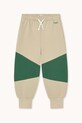 Tinycottons spodnie bawełniane dziecięce TINY COLOR BLOCK SWEATPANT AW25.275 brązowy AW25