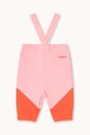 Tinycottons spodnie dresowe niemowlęce TINY COLOR BLOCK BABY SWEATPANT Planet friendly różowy AW25.278