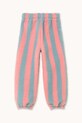 Chłopiec Tinycottons spodnie dresowe dziecięce STRIPES SHERPA SWEATPANT AW25.373 niebieski