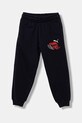 Puma spodnie dresowe dziecięce LITTLE RUNNERS Sweatpants TR PS dzianina granatowy 688479.