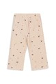 Konges Sløjd spodnie dresowe dziecięce z bawełną ELLA PANTS GOTS KS103800.9BYA beżowy AW25