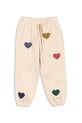 Konges Sløjd spodnie dresowe dziecięce LOU TERRY SWEAT PANTS OCS dzianina beżowy KS103870.9BYA