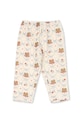Dětské bavlněné kalhoty Konges Sløjd COCO PANTS GOTS pletenina béžová KS103760.9BYA