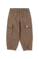 Konges Sløjd spodnie dziecięce z bawełną PEPPE PANTS GOTS KS103960.9BYA brązowy AW25