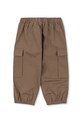 Chłopiec Konges Sløjd spodnie dziecięce z bawełną PEPPE PANTS GOTS KS103960.9BYA brązowy