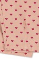 Konges Sløjd spodnie bawełniane dziecięce NOLA PANTS GOTS różowy KS103946.9BYA