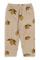 Otroški spodnji del trenirke Konges Sløjd TAVI FLEECE PANTS GRS Pletenina bež KS101300.9BYA