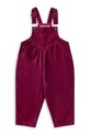 Παιδικό παντελόνι Konges Sløjd BARBARA OVERALL KS103687.9BYA μπορντό AW25